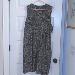 Super cute Sonoma XXL linen blend sleeveless dress